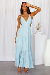 Girl Where Midi Dress Blue