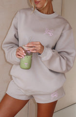 Love You Forever Oversized Sweater Moon